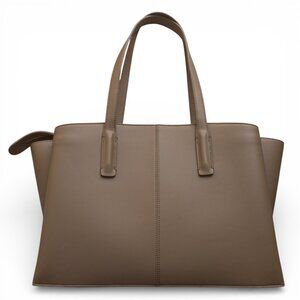 Freja New York Paloma Tote Taupe Structured Work Laptop Bag